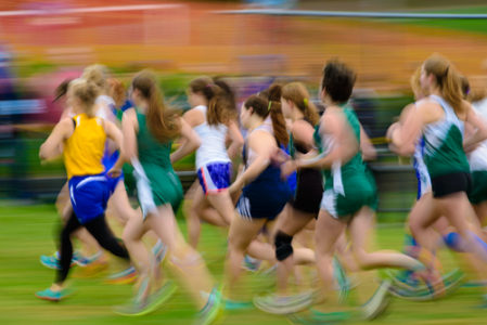 runners in a group